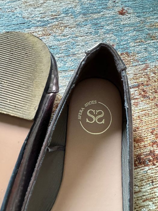 Sapatos prateados Sfera