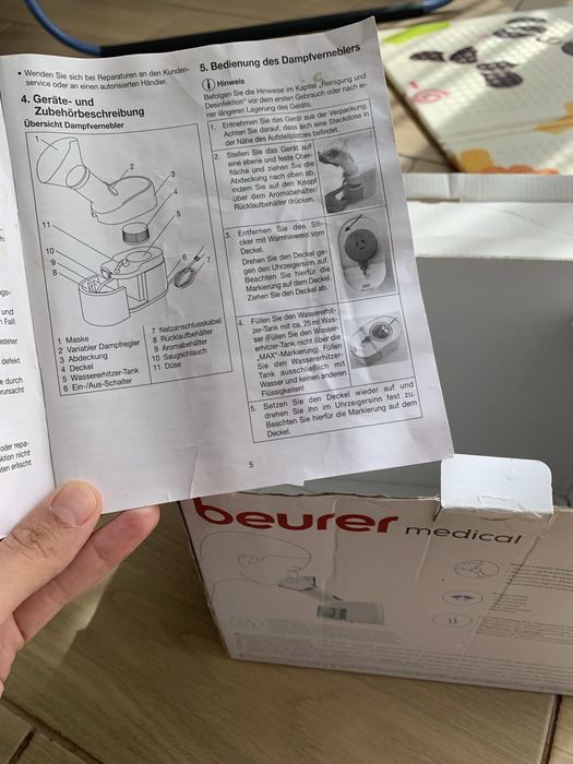 Паровий інгалятор Beurer SI 40