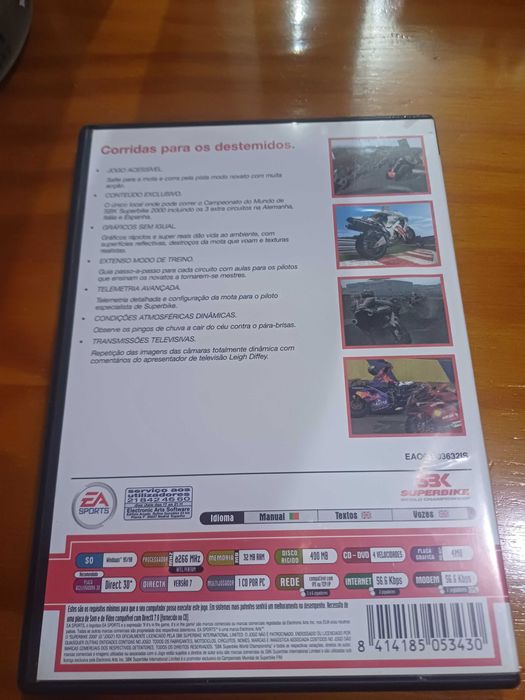 Jogo PC cd-rom SuperBike 2001 - 5€