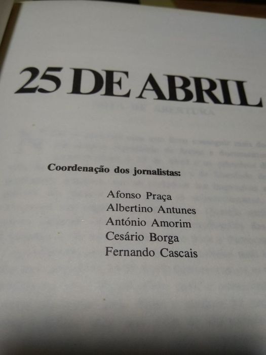 25 de Abril Documento, de Vários Autores