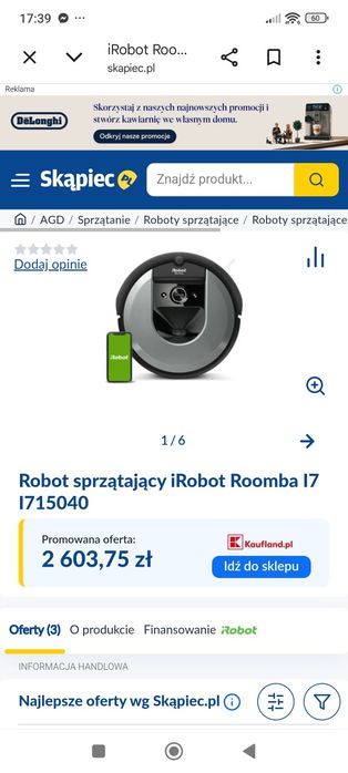 Robot Roomba i7.