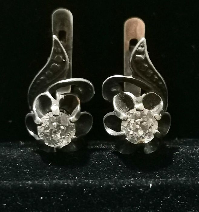 Серьги серебро СССР