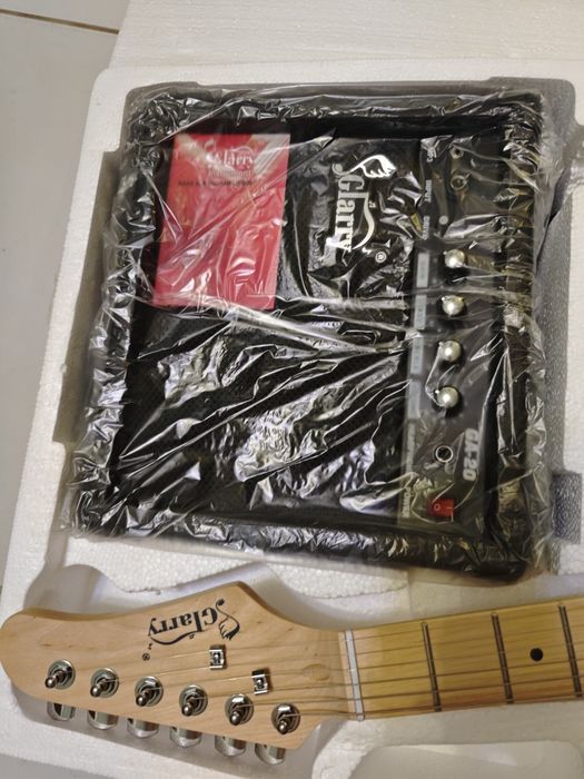 Gitara elektryczna Glarry z wzmacniaczem na start