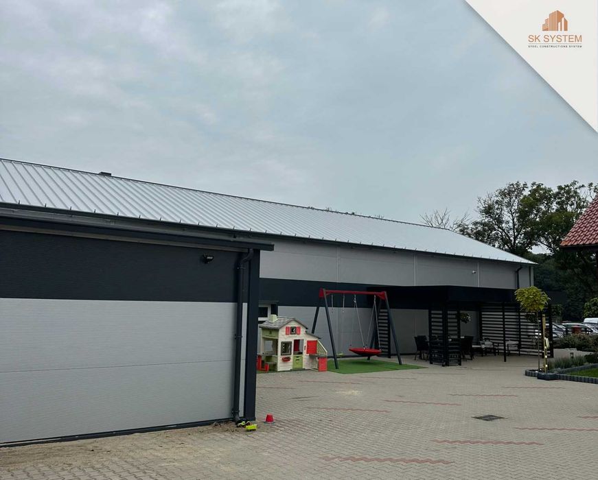 Hala 770m2 stalowa magazyn garaż chłodnia altana konstrukcja SK SYSTEM
