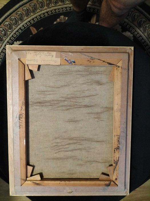 Obraz olejny na płótnie.Sygnowany.Nicolai Coster