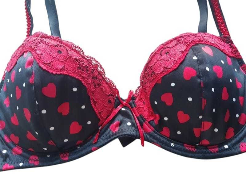 Stanik biustonosz w serduszka Secret Possessions 75A bielizna