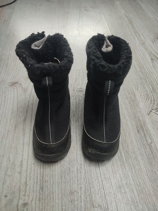 Viking 24 buty chłopięce śniegowe zimowe ocieplane kozaki futro rzepy