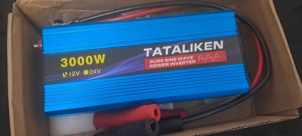 Інвертор Tataliken 12V 3000W / 1600W | Чистий синус