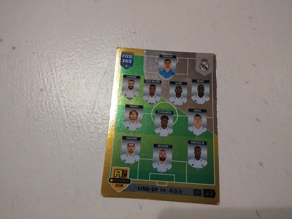 10 kart piłkarskich Real Madryt