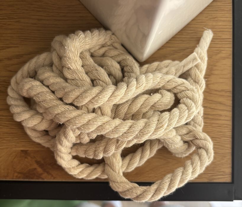 Beżowe Rope Laces