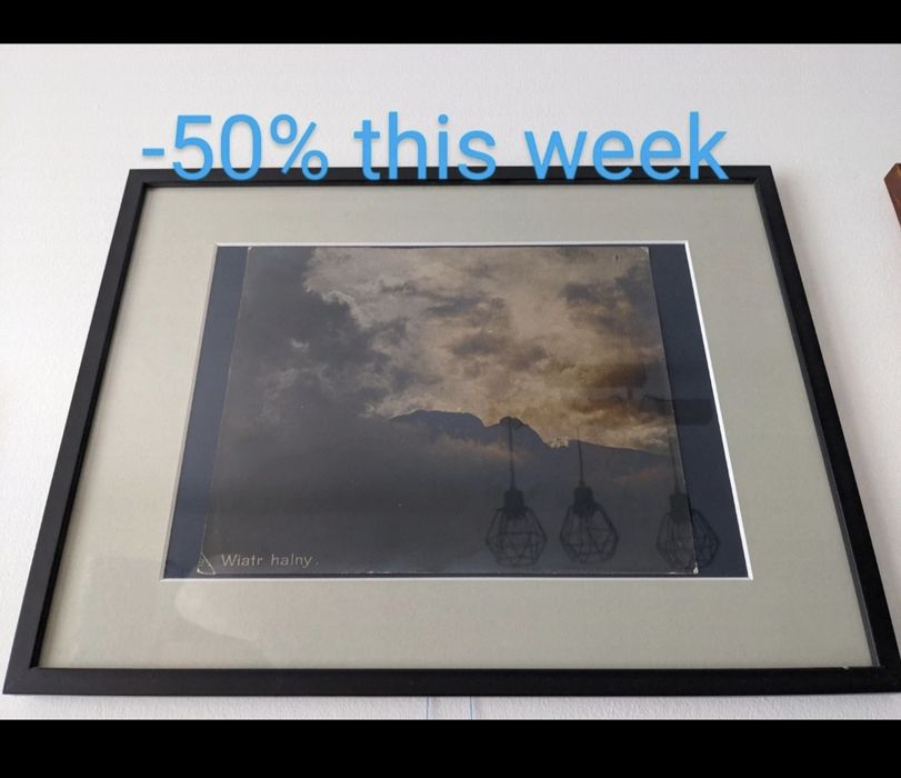 Biały kruk print wiatr halny Tatry