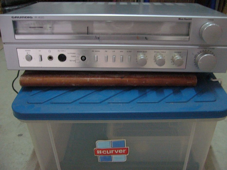 Deck Technics Rádio Grundig e Leitor DVD Sony