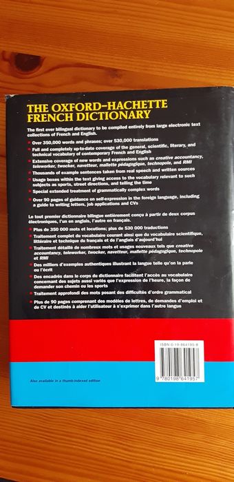 Dicionário  francês-inglês/inglês-francês