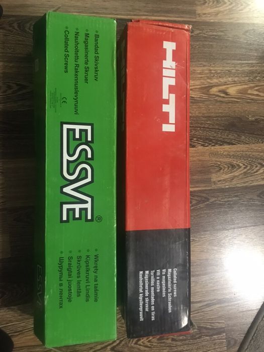 Hilti Патроны  гвоздь дюбель газ шурупы в ленте dx76,460 gx120 bx3