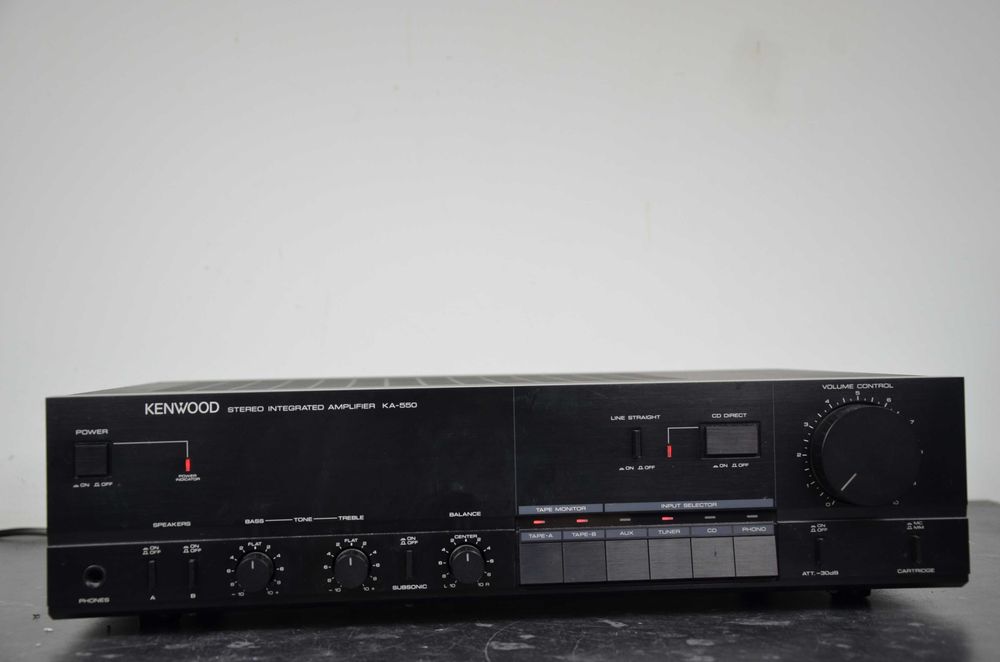 Wzmacniacz KENWOOD KA-550 czarny STEREO JAPAN Okazja