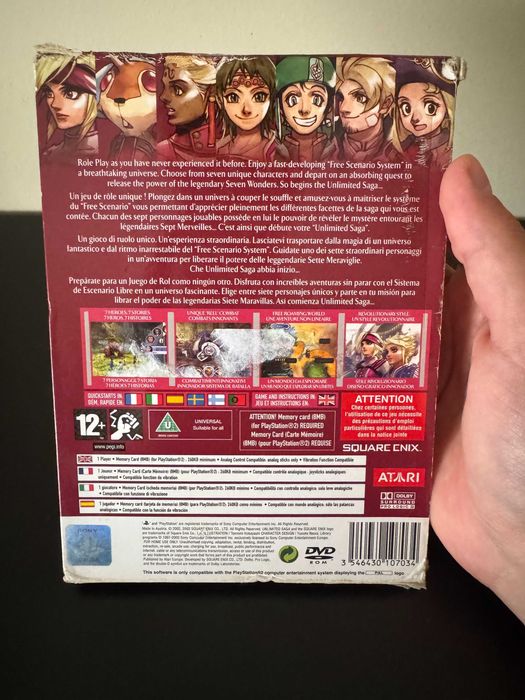 Unlimited Saga da Square Enix para Playstation 2