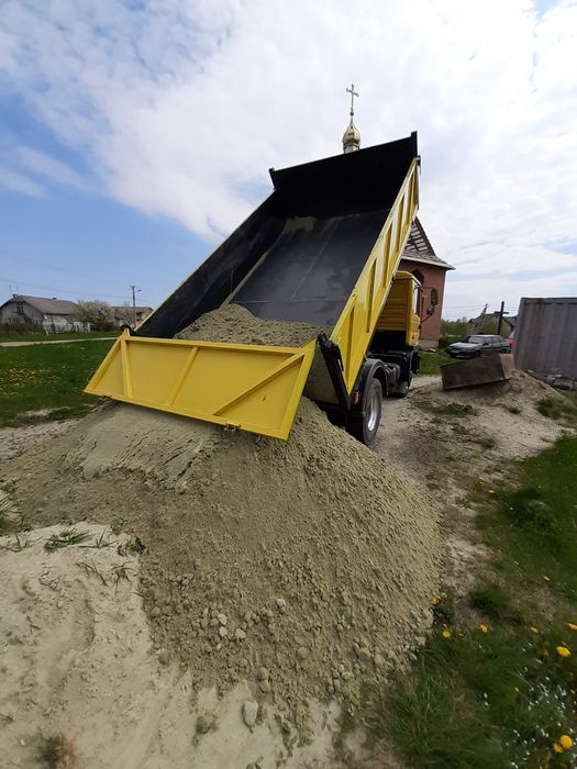 доставлю: відсів,щебінь,пісок ,цемент, оренда самоскидів