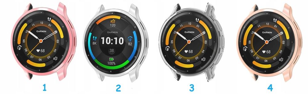 Etui Silikonowe z Ochroną Wyświetlacza do Garmin Venu 3s