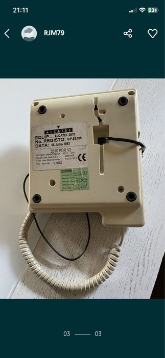 Telefone antigo