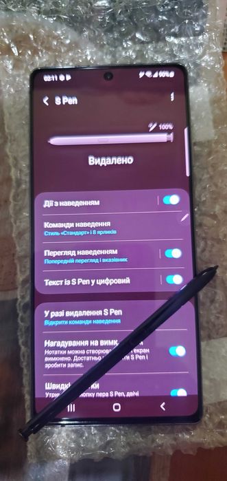 Samsung Note 20 5G, 6.7" 8/128Gb, середнє вигорання екрану