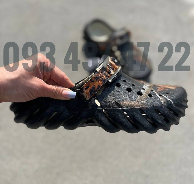 Чоловічі Крокси Сабо Crocs ECHO CLOG Realtree Bone/Black Crocs Crocs