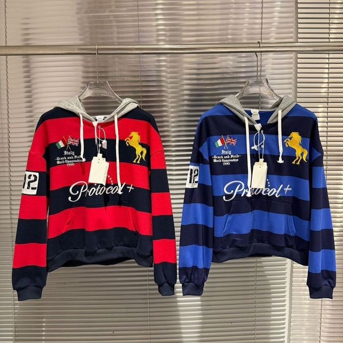 Protocol Index Stripe Polo Hoodie / худі протокол індекс / balenciaga