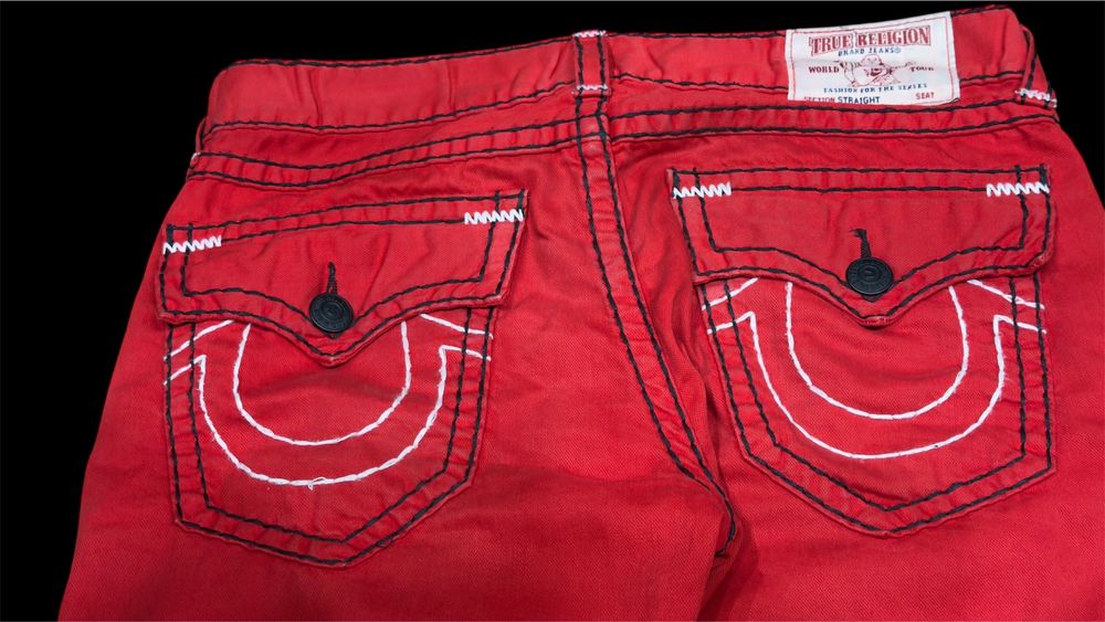 True Religion Straight Red