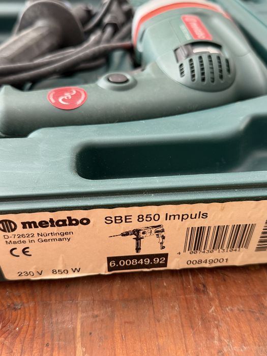 Berbequim Metabo 850w impulsos