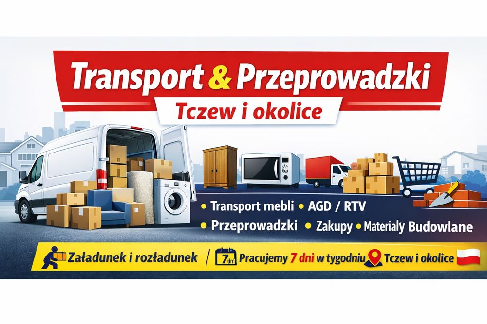 Transport mebli / AGD / rzeczy – tanio i od ręki