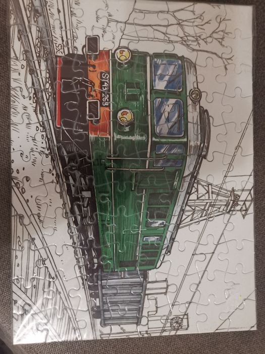 Puzzle pociąg ST43-263