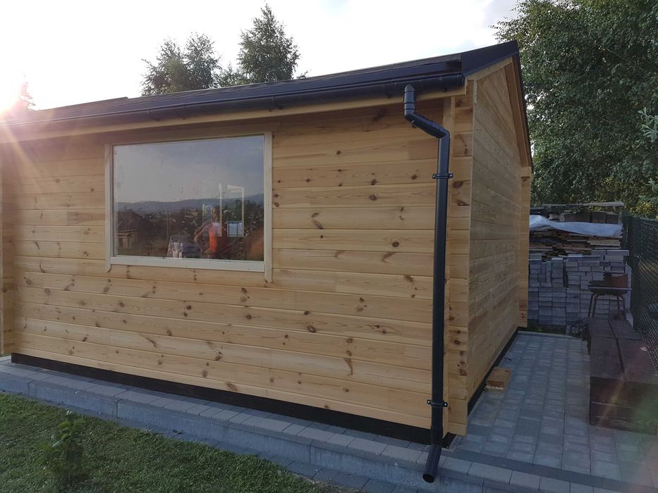 Domek 16m2  Narzędziowy, Ogrodowy, Gospodarczy ,ściana gr 44mm