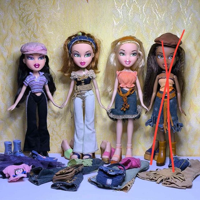 Bratz dana jasmin Sasha jade Phoebe cloe nevra Meygan