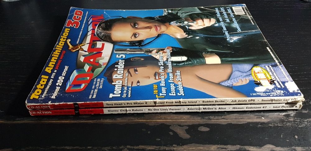 CD Action rok 2001 dwa numery 56,57