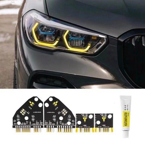 Жовті  Ангельські Очі Angel Eyes для BMW X5 G05 / X6 G06