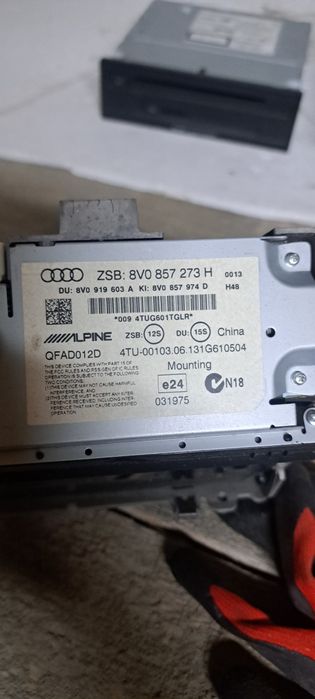 Audi A3 8V Radio nawigacja komplet