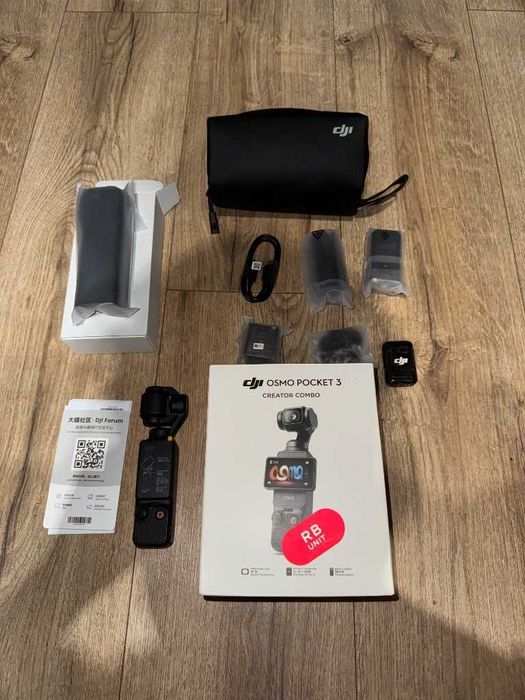 Dji Osmo Pocket 3 Creator Combo - Gwarancja