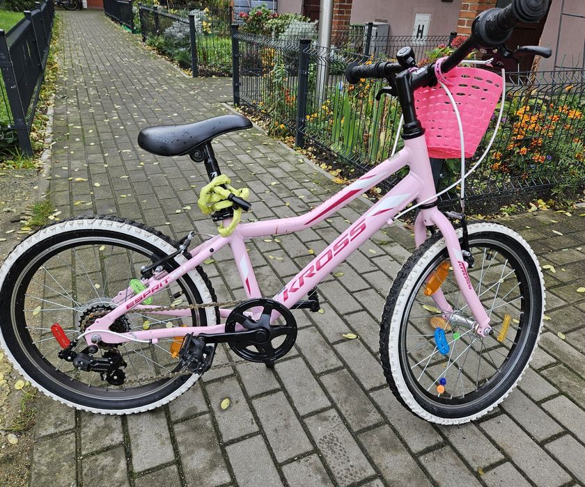 KROSS ESPRIT KID 20" różowo-biały