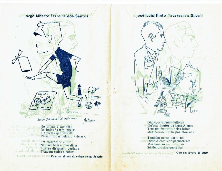 Libreto da Queima das Fitas Coimbra maio 1952 -