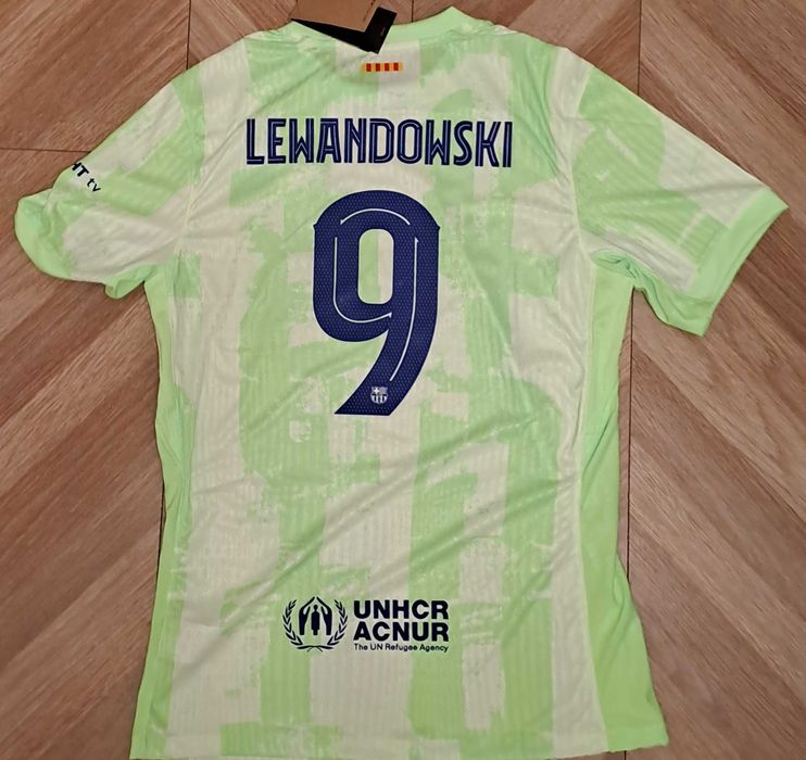 Koszulka FC Barcelona, 3komplet 2024/25, meczowa, nowa Lewandowski #9