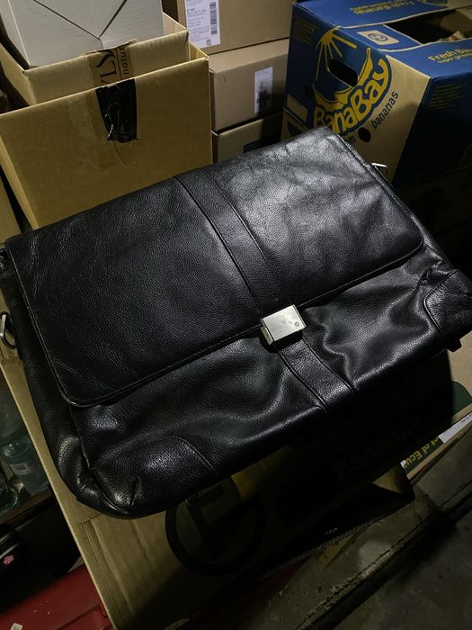 Skórzana torba na laptopa HP