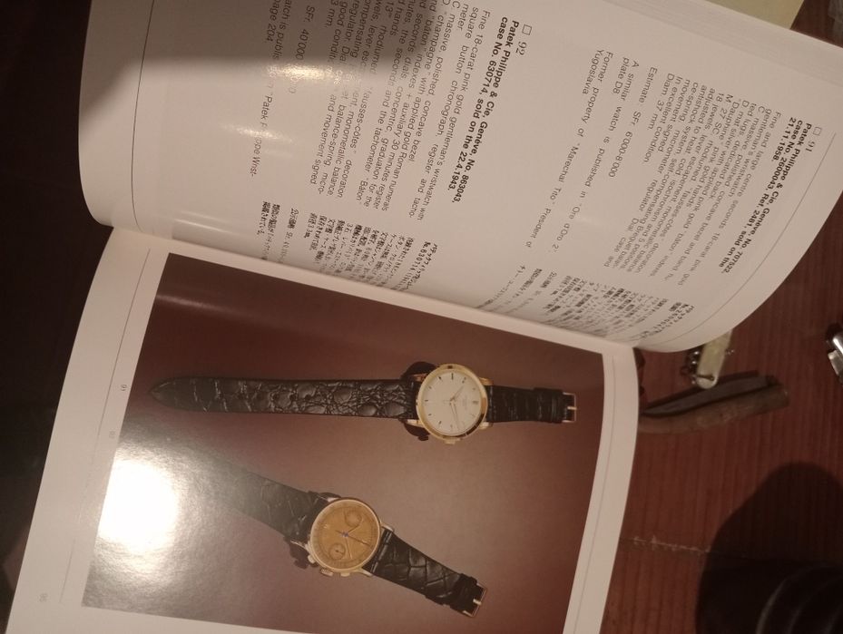Catálogos Patek Philippe