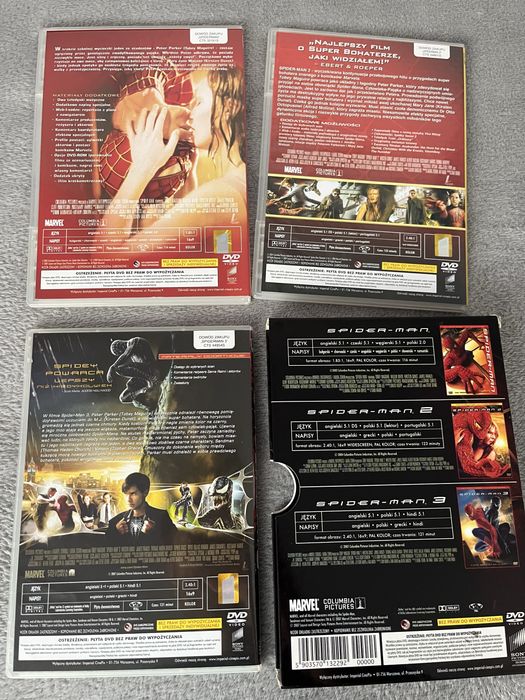 Spider-Man Trylogia (DVD)