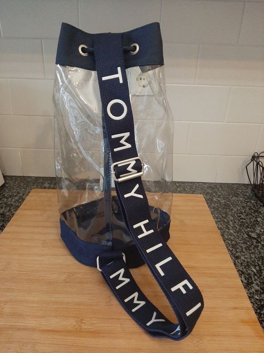 Moschila transparente Tommy Hilfiger