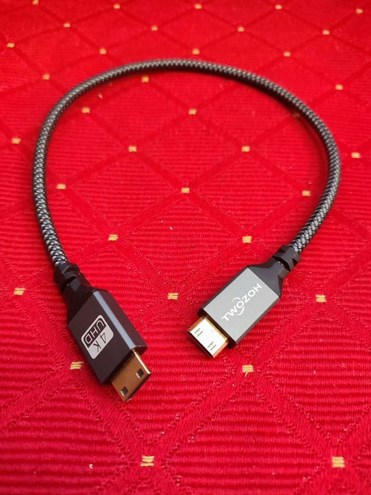 Kabel Mini HDMI przewód 4K UHD Twozoh do Laptopa Notebook Komputera PC