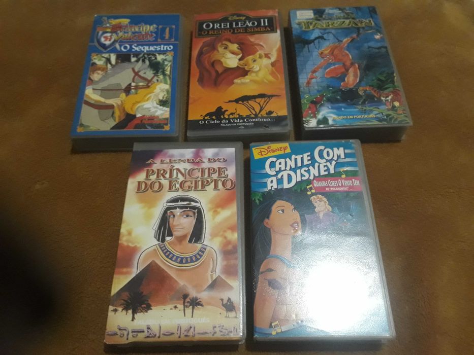 Cassetes de banda desenhada vhs