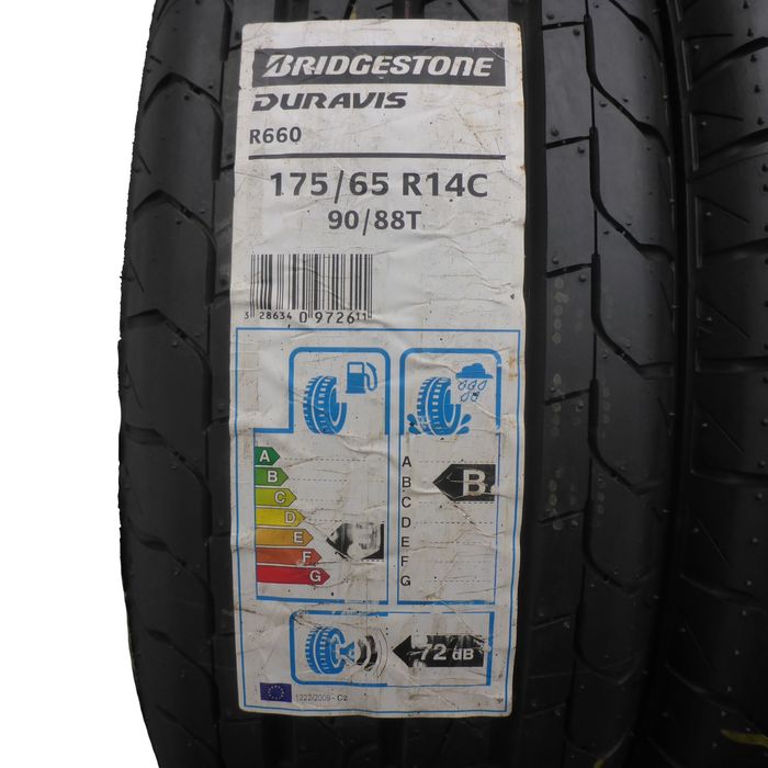 175/65/14C Bridgestone 175/65R14C Duravis R660 Lato 2017 Nieużywane