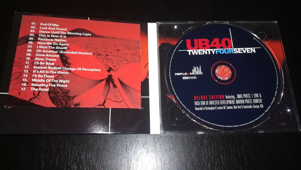 CD " Twenty Four Seven " de UB40 Deluxe Edition (COMO NOVO) 2008
