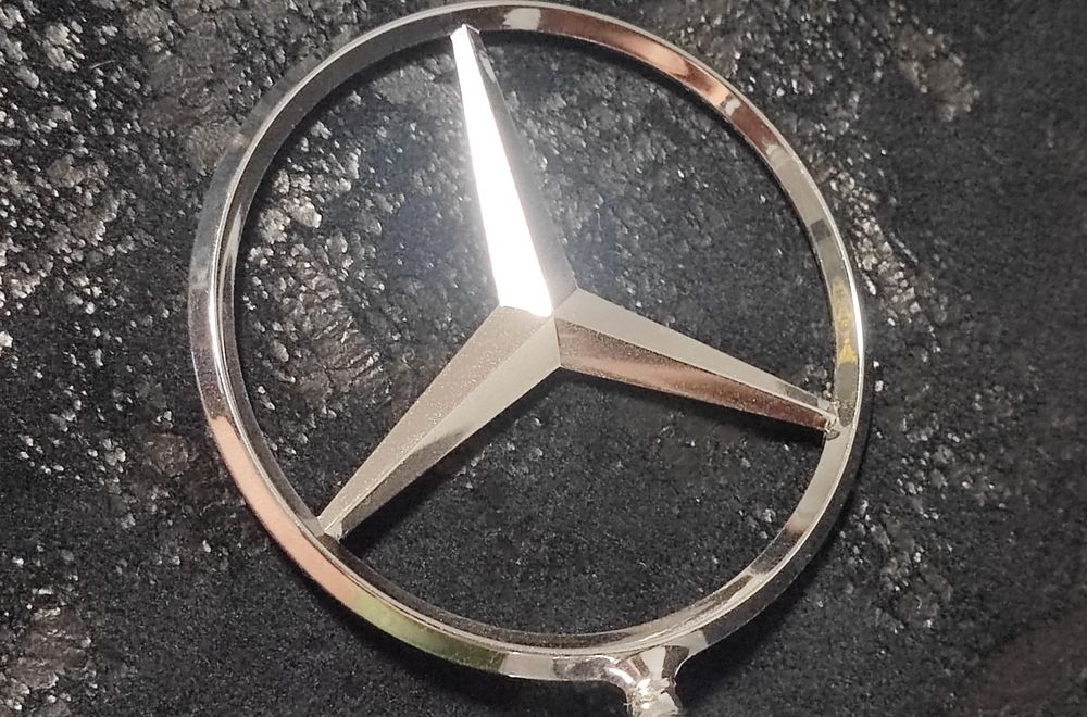 Emblemat, znaczek, gwiazda Mercedes, ORYGINAŁ