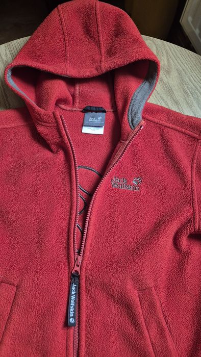 Bluza polar z kapturem Jack Wolfskin-rozmiar 140