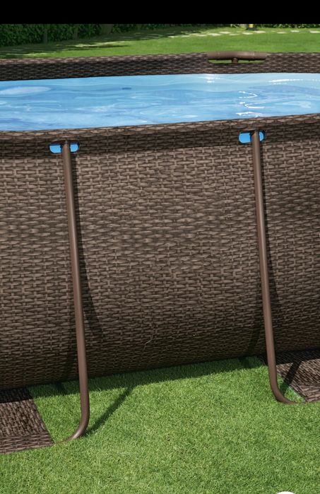 Каркасний басейн Avenli овальний 427×275×100 см•для